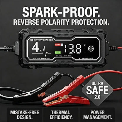 Jump Starter - 10L Gas/8L Diesel, Smart Charger &Power Bank
