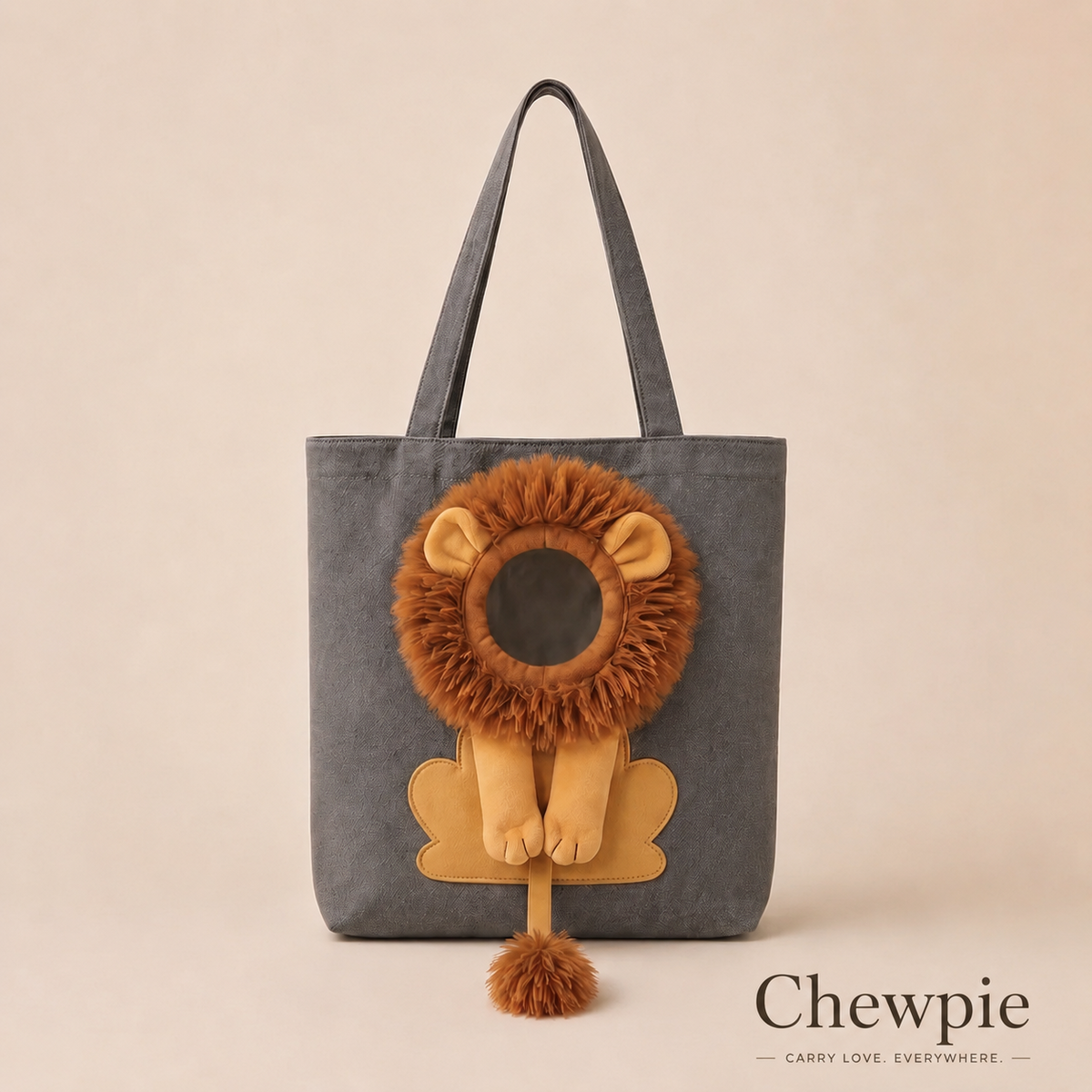 ADAMIT Grey Lion Bag