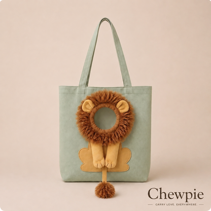 🦁🐱 50% OFF – Adorable Animal-Shaped Cat Shoulder Bag