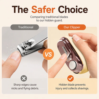 ✂️ Hot Sale This Week 💅 2-in-1 Smart Electric Nail Clipper & Polisher 🌟