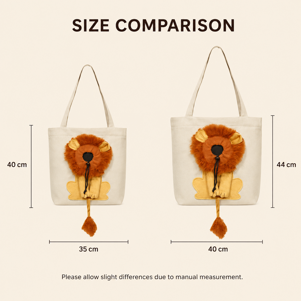 🦁🐱 50% OFF – Adorable Animal-Shaped Cat Shoulder Bag