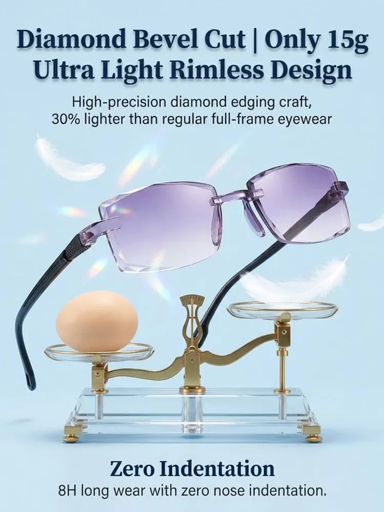 🔥 50% OFF![Regain Your Youthful Vision] Smart Zoom Diamond-Cut Reading Glasses🔥