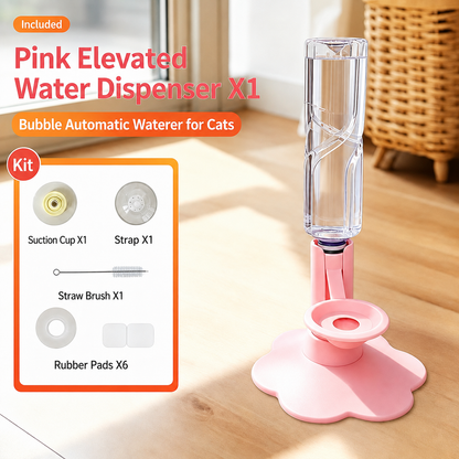 Gravity Cat Water Dispenser Stand - Spill-Proof