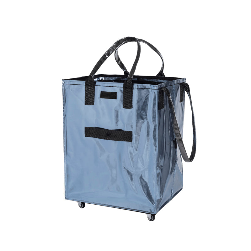 Rolling Tote Bag with Zip Top Closure