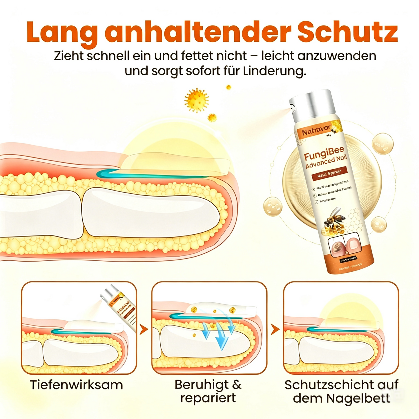 Natravor® Hochwertiges Spray zur Nagelpflege