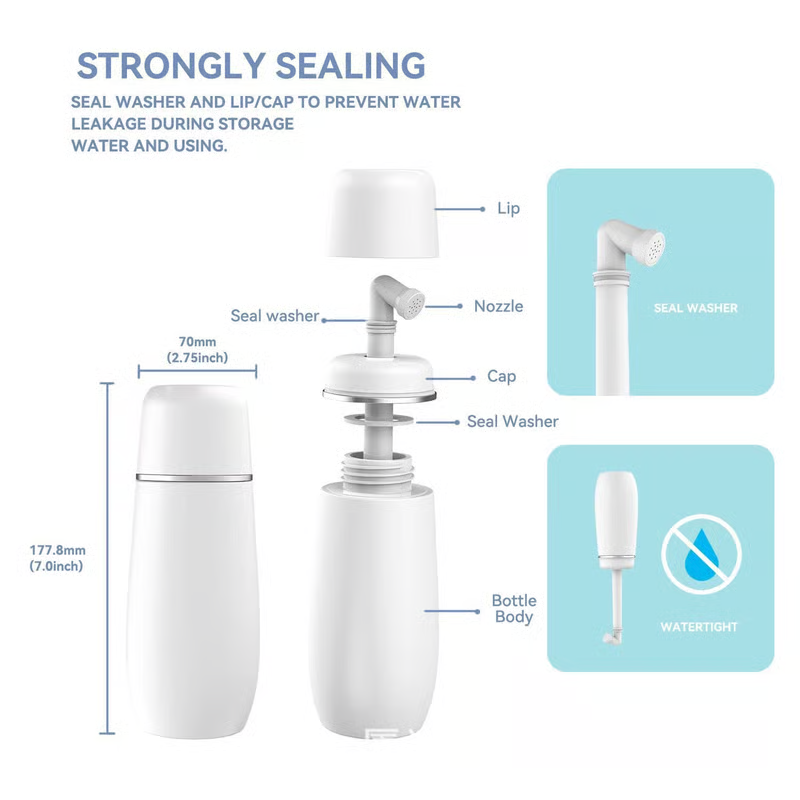 💧Portable Bidet 🧼– 🕌Perfect for Wudu & Daily Hygiene, 13.5 oz, Leak‑Proof🛒