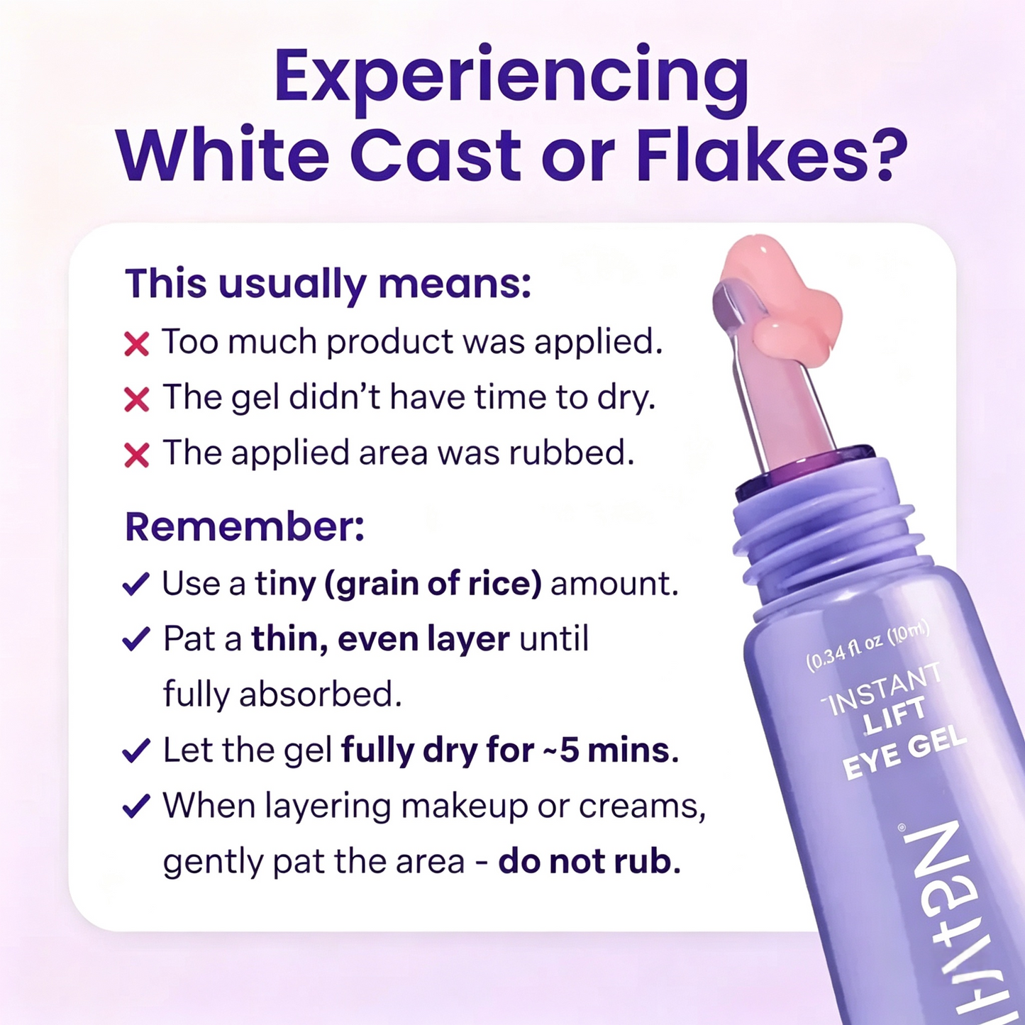 ✨ Natravor Instant Lift Eye Gel – Smooth Wrinkles & Reduce the Look of Under-Eye Bags 👁️💜