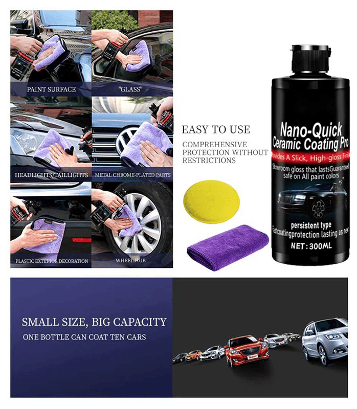 🔥 Last Day 50% OFF-Automotive Nano Ceramic Coating Spray