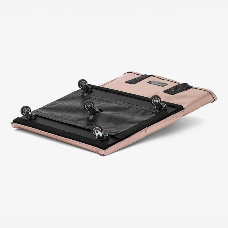 Rolling Tote Bag with Zip Top Closure