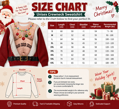 Custom Funny Ugly Sweatshirt - Personalized Christmas Birthday Gifts For Husband, Son, Grandson, Brother, Grandpa, Dad, Yourself - Santa Approved Trouble Maker