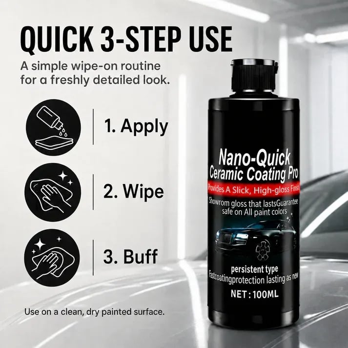 🔥 Last Day 50% OFF-Automotive Nano Ceramic Coating Spray