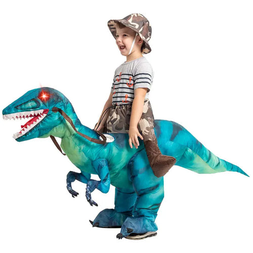 🎃 Halloween 30% Off — Inflatable T-Rex Onesie with Red Glowing Eyes, Stand Out Instantly, Limited Stock & Free Shipping! 🦖🔥🚚