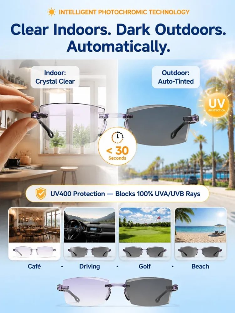 🔥 50% OFF![Regain Your Youthful Vision] Smart Zoom Diamond-Cut Reading Glasses🔥