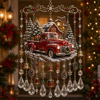 Red Christmas Truck