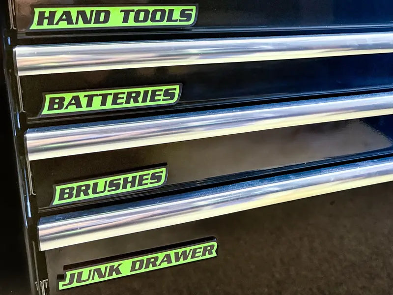 12-Pack🧲 Garage Goals: The 3D-Printed Magnetic Labels That Clean Up Your Toolbox Instantly! 🛠️📦