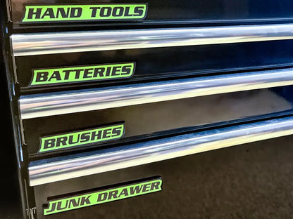 12-Pack🧲 Garage Goals: The 3D-Printed Magnetic Labels That Clean Up Your Toolbox Instantly! 🛠️📦