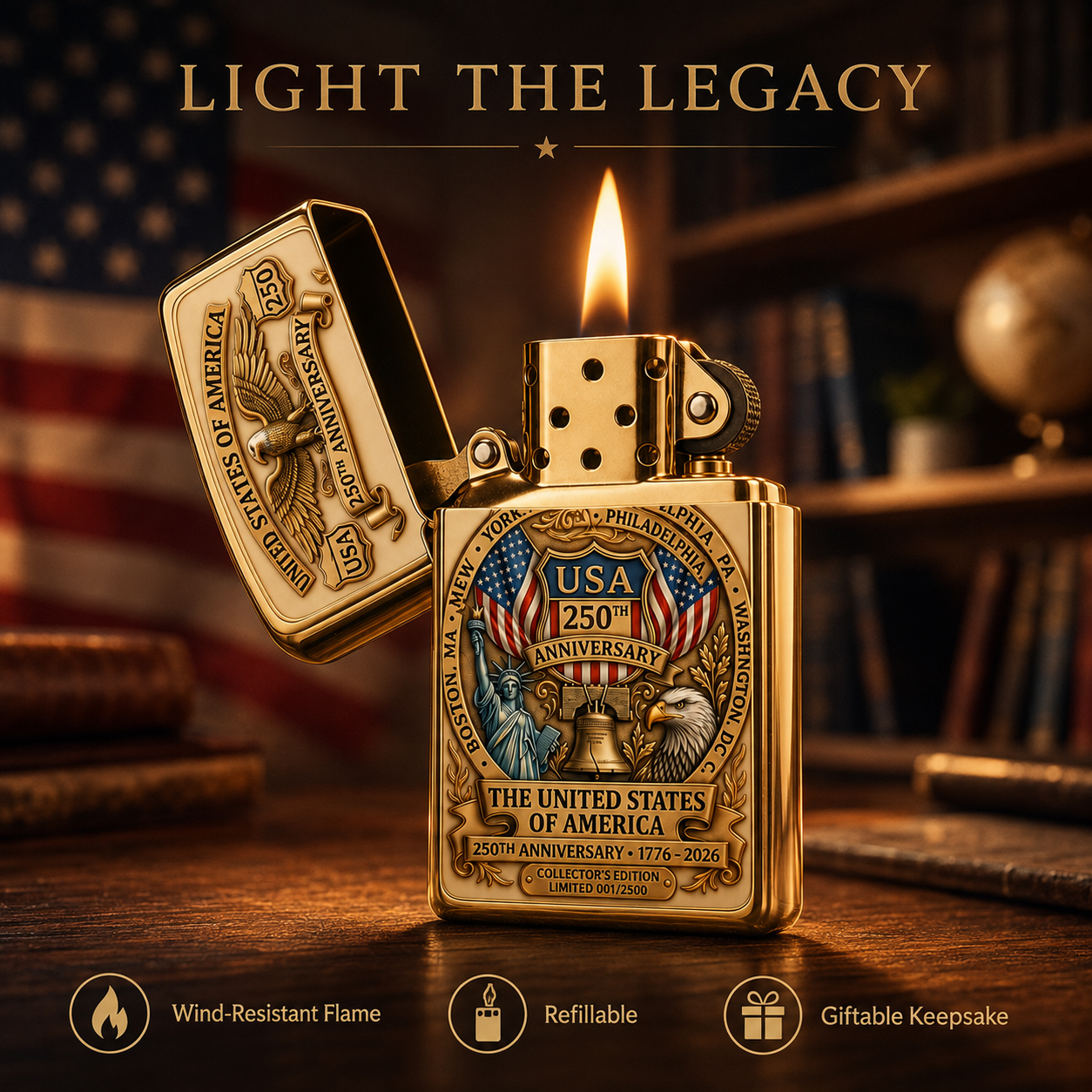 🎁USA 250th Anniversary Lighter（BUY 3 FREE SHIPPING)