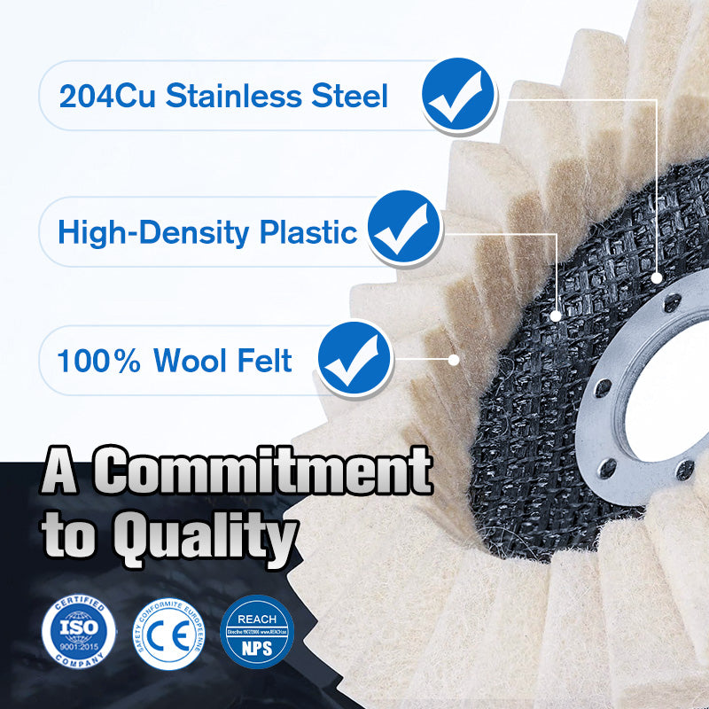 🎁 Limited time 49% OFF🎁✨Wool Felt Flap Polishing Disc