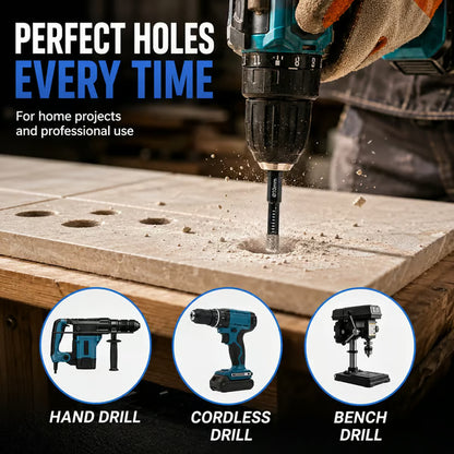 🔥LAST DAY SALE 49% OFF-6 Pcs Diamond Drill Bits Set, 1/4 5/6 3/8 1/2 Inch Brazed Diamond Drill Bits for Precision Drilling in Tile Ceramic Glass Granite Marble Masonry