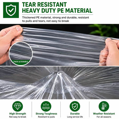 ✨Last Day 50% OFF✨ Transparent Waterproof Tarp – Heavy-Duty Outdoor Cover with Secure Grommets