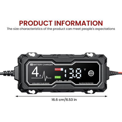 Jump Starter - 10L Gas/8L Diesel, Smart Charger &Power Bank