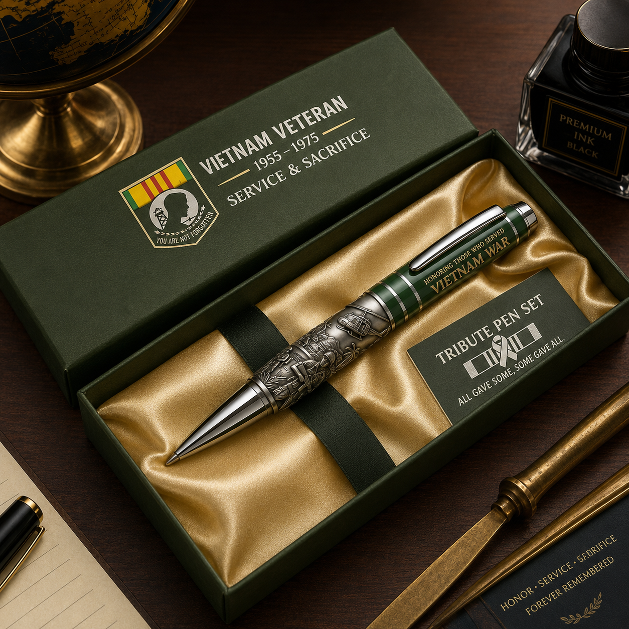 Father's Day gift 一 USA 250th Anniversary Notebook & Pen Set, 1776-2026 Patriotic Gift