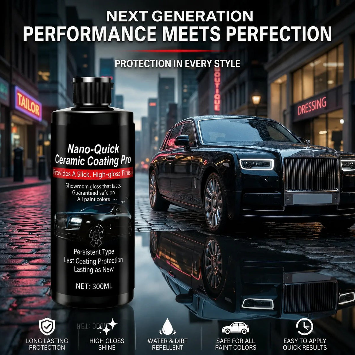 🔥 Last Day 50% OFF-Automotive Nano Ceramic Coating Spray