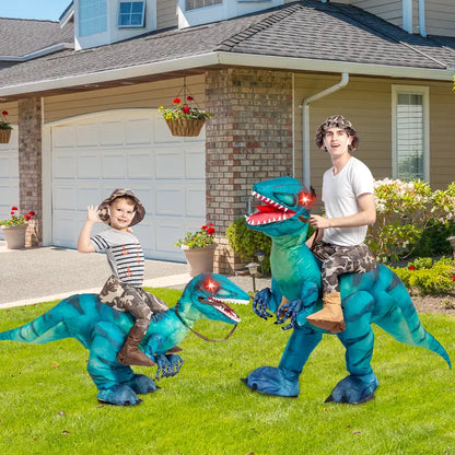 🎃 Halloween 30% Off — Inflatable T-Rex Onesie with Red Glowing Eyes, Stand Out Instantly, Limited Stock & Free Shipping! 🦖🔥🚚