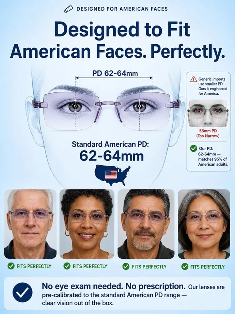 🔥 50% OFF![Regain Your Youthful Vision] Smart Zoom Diamond-Cut Reading Glasses🔥