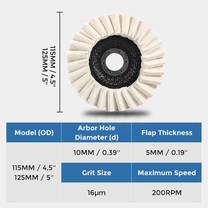🎁 Limited time 49% OFF🎁✨Wool Felt Flap Polishing Disc