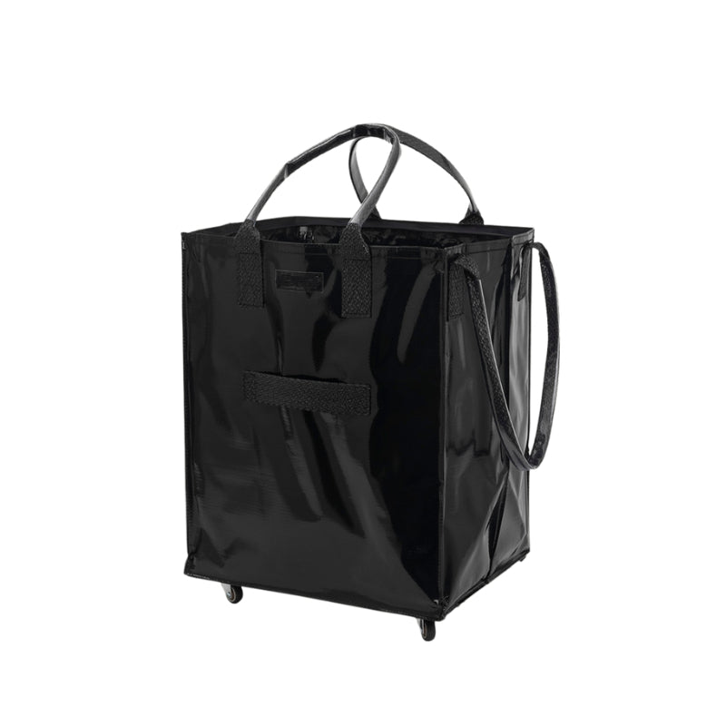 Rolling Tote Bag with Zip Top Closure
