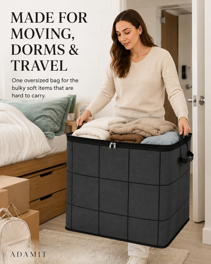 XXL Foldable Storage Bag with Reinforced Handles