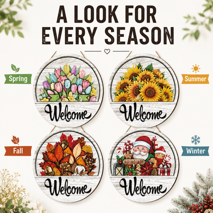 🔥 Free shipping-50% OFF — 16 Pcs Interchangeable Welcome Sign for Front Door