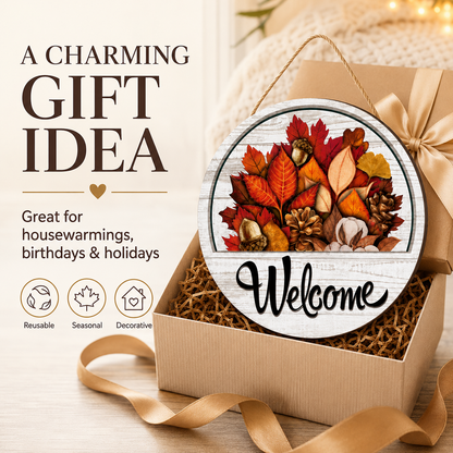 🔥 Free shipping-50% OFF — 16 Pcs Interchangeable Welcome Sign for Front Door