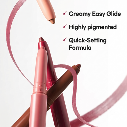 Easy Glide Lip Liner — Creamy, Blendable Color with Smooth Application