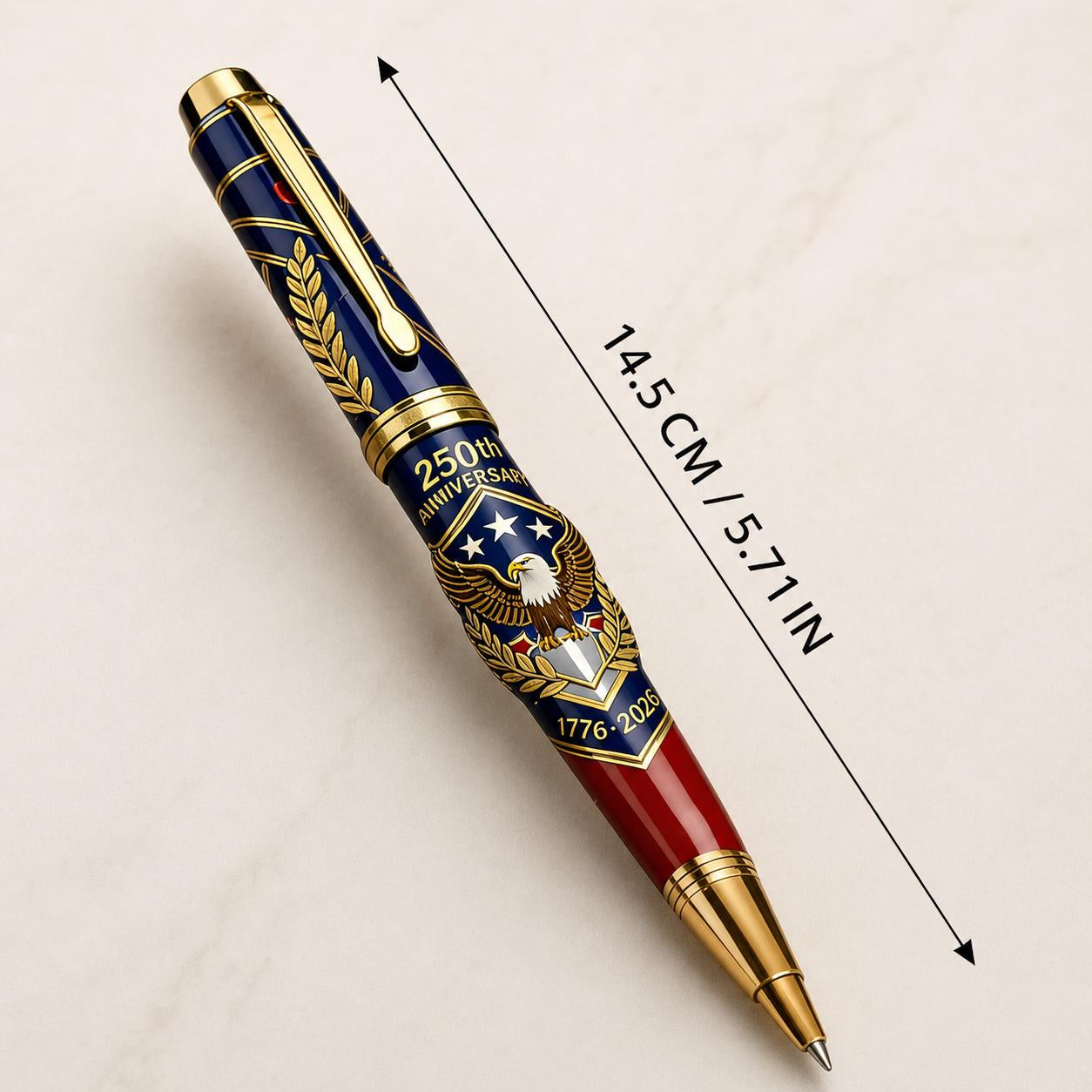 Father's Day gift 一 USA 250th Anniversary Notebook & Pen Set, 1776-2026 Patriotic Gift