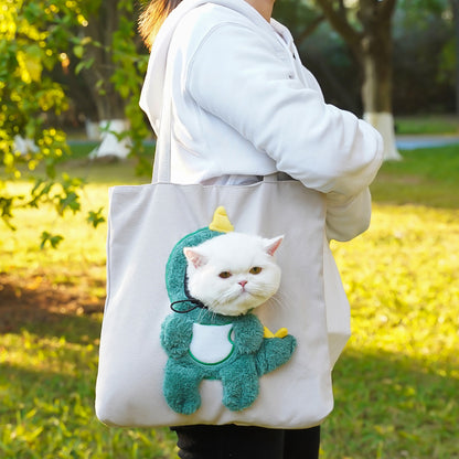 🦁🐱 50% OFF – Adorable Animal-Shaped Cat Shoulder Bag