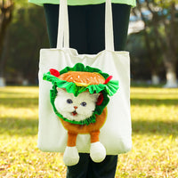 White hamburger bag