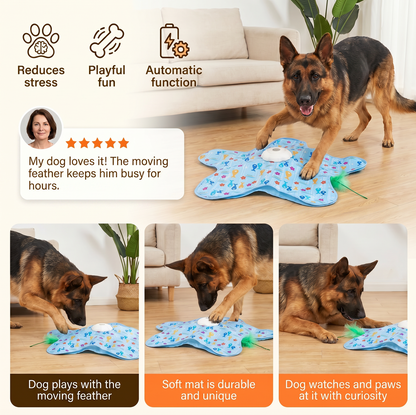 🔥 Last Day 50% OFF-Automatic Interactive Pet Chase Toy – 3 Modes, USB Rechargeable