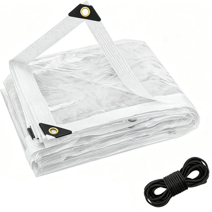 ✨Last Day 50% OFF✨ Transparent Waterproof Tarp – Heavy-Duty Outdoor Cover with Secure Grommets