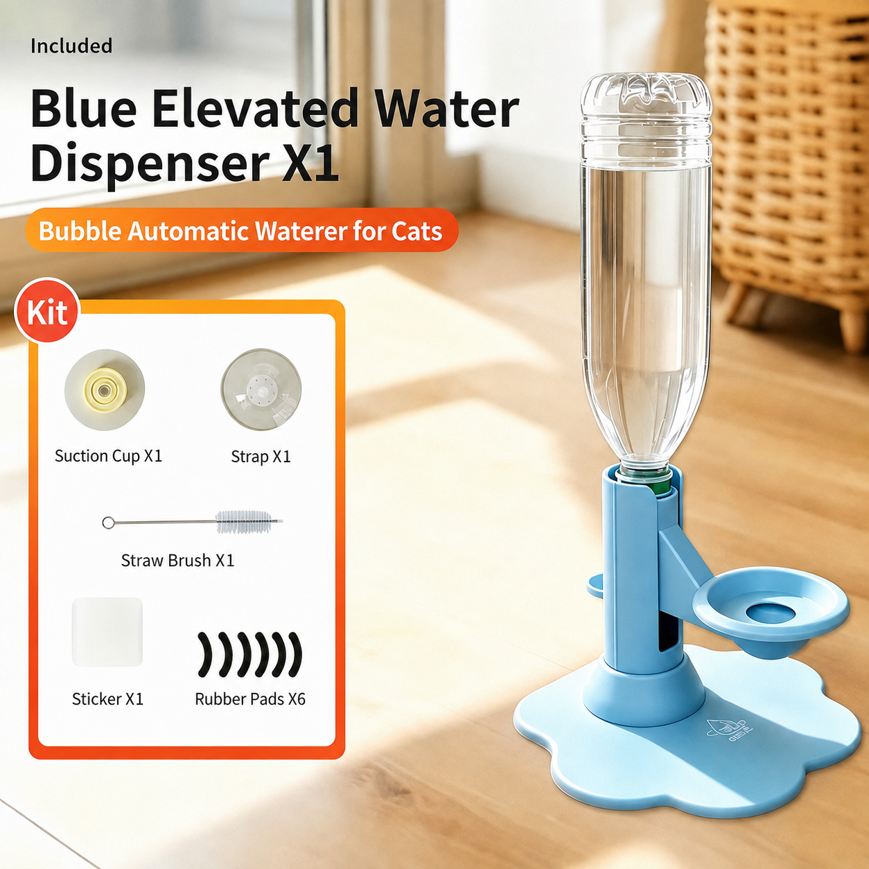 Blue gravity water dispenser kit image