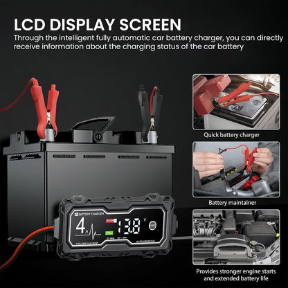 Jump Starter - 10L Gas/8L Diesel, Smart Charger &Power Bank