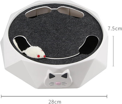 🔥Interactive Cat Turntable Toy – Keep Your Cat Happy & Active While You're Away