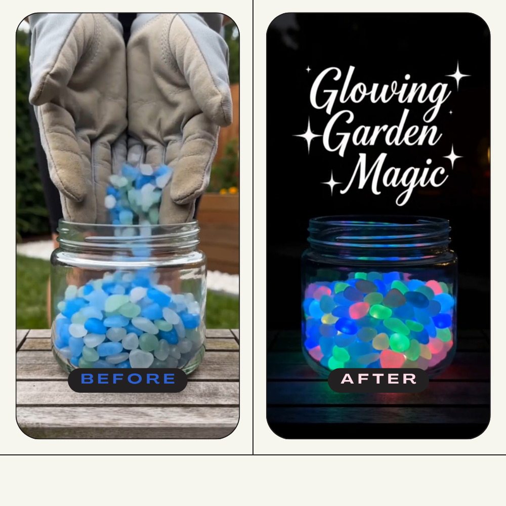 🔥LAST DAY SALE 50%OFF🔥🌈Colorful Glow-in-the-Dark Garden Stones