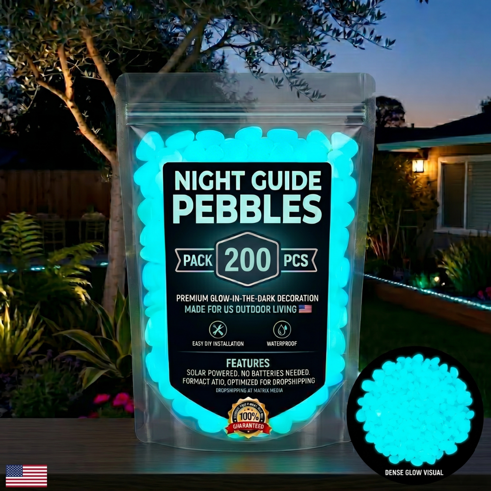 🔥LAST DAY SALE 50%OFF🔥🌈Colorful Glow-in-the-Dark Garden Stones