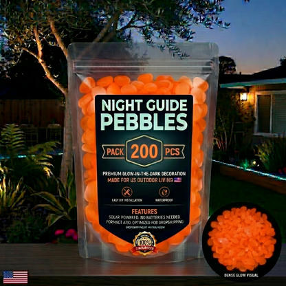 🔥LAST DAY SALE 50%OFF🔥🌈Colorful Glow-in-the-Dark Garden Stones