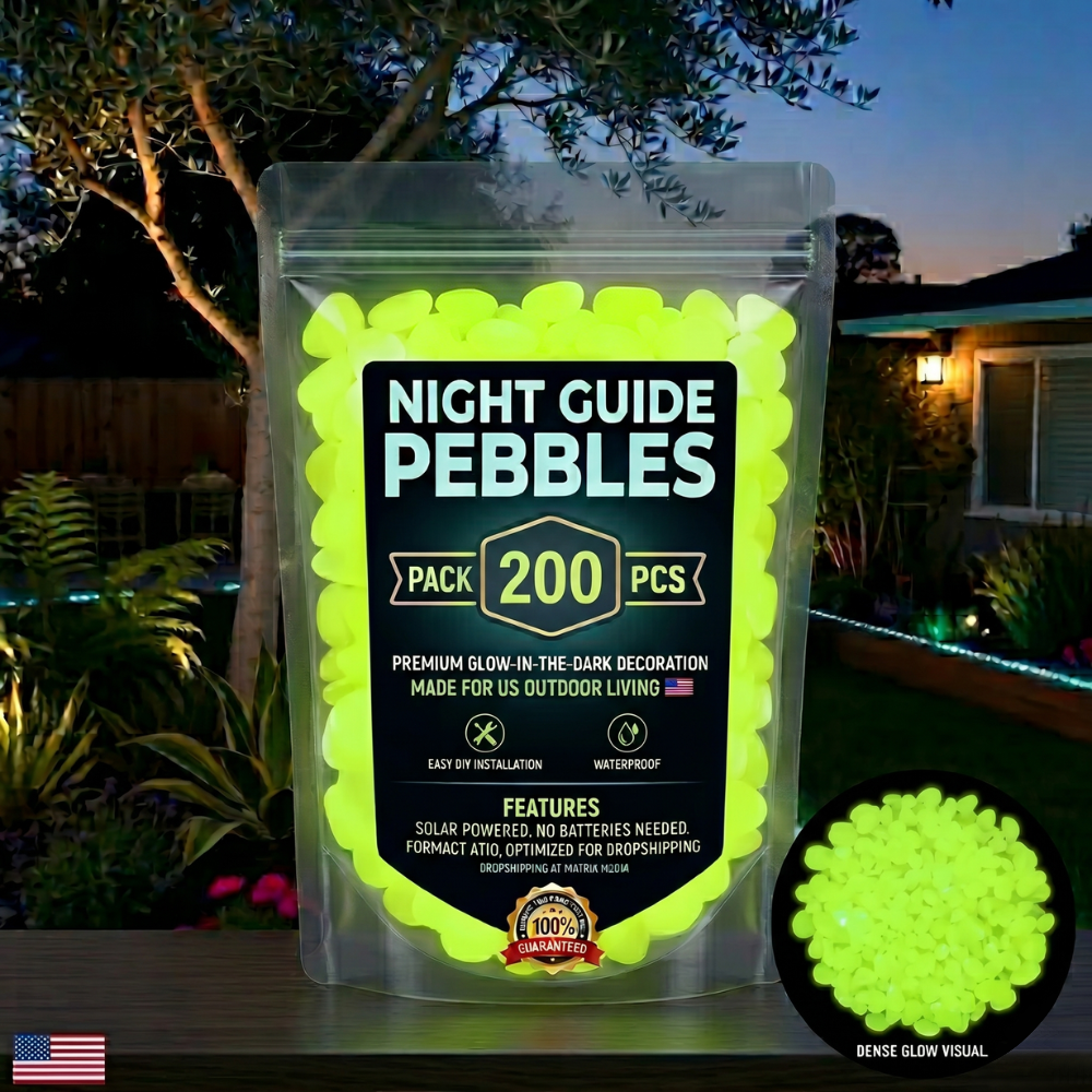 🔥LAST DAY SALE 50%OFF🔥🌈Colorful Glow-in-the-Dark Garden Stones