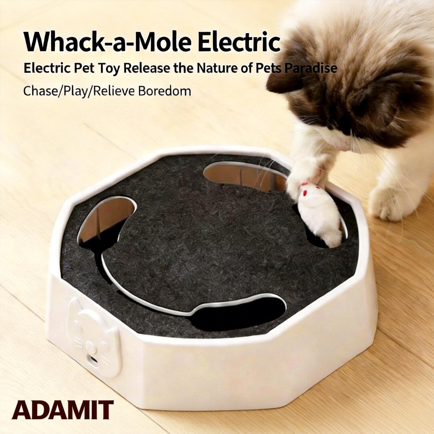 🔥Interactive Cat Turntable Toy – Keep Your Cat Happy & Active While You're Away