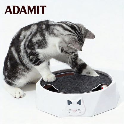 🔥Interactive Cat Turntable Toy – Keep Your Cat Happy & Active While You're Away
