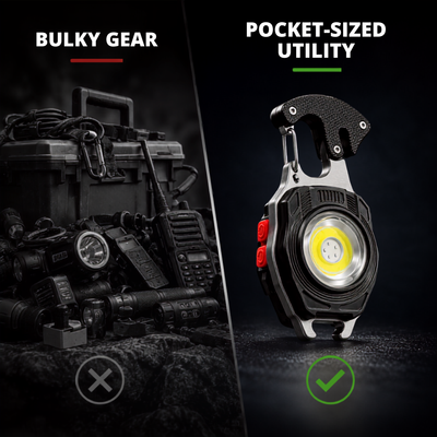 8-in-1 multifunctional keychain flashlight, gallery image 9